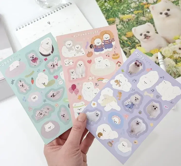 [루퐁이 리무버블 스티커] 3장 1set