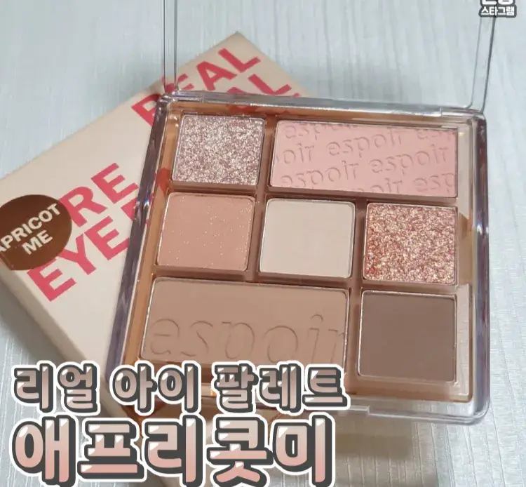 리얼 아이 팔레트 5호 #애프리콧미 🎅