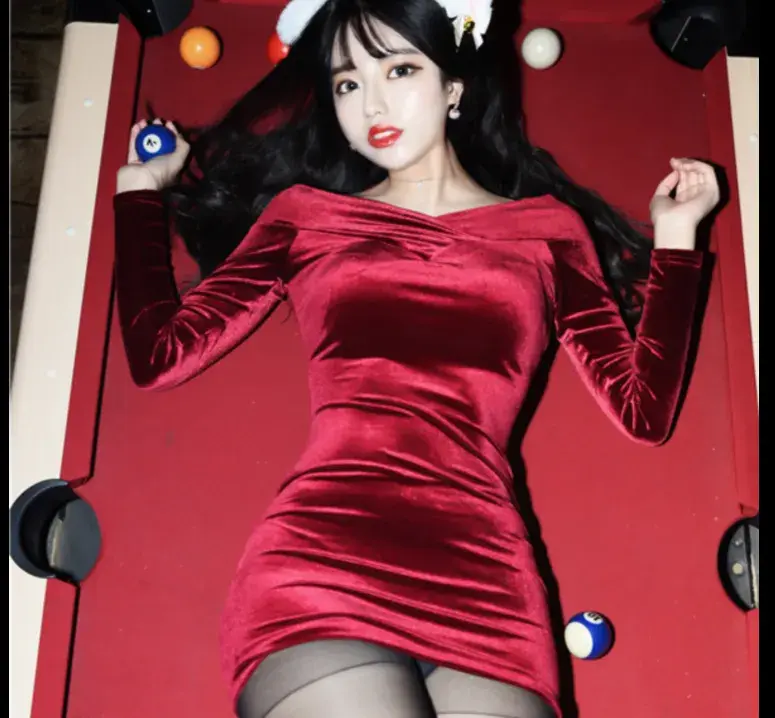 당구장컨셉 원피스(검스ver)