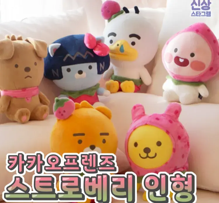 여름 카카오프렌즈 스트로베리 에디션 💘