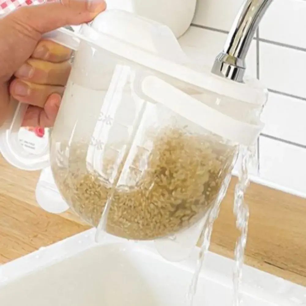 물 안 묻히는 쌀 세척통