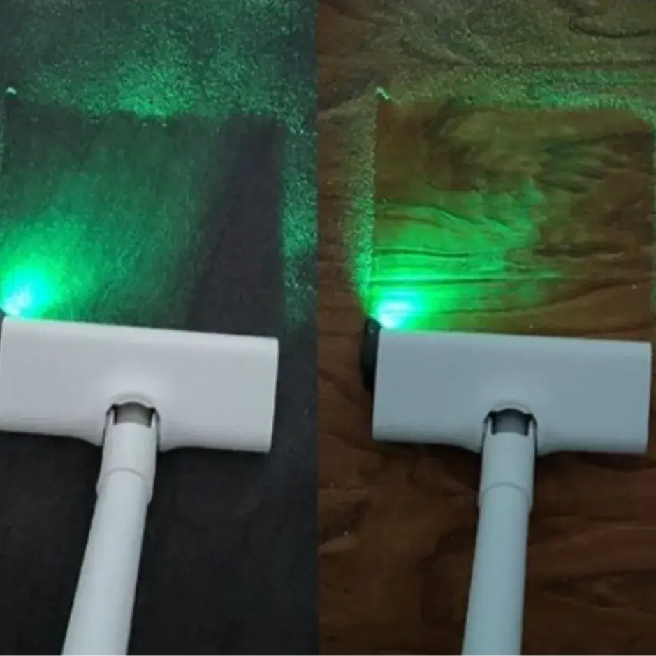 숨은 먼지가 다 보인다? 청소기 레이저