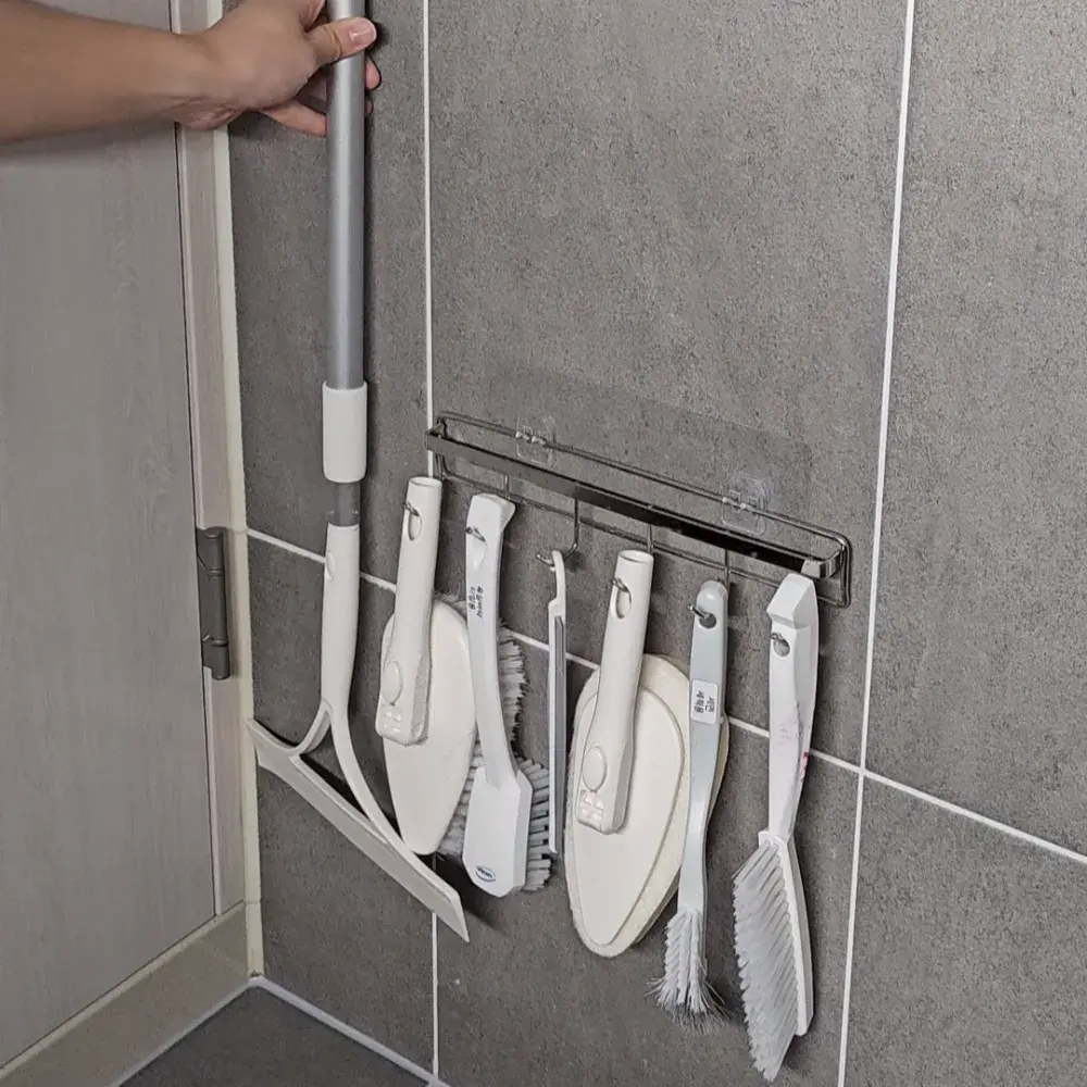 욕실 청소도구 걸이