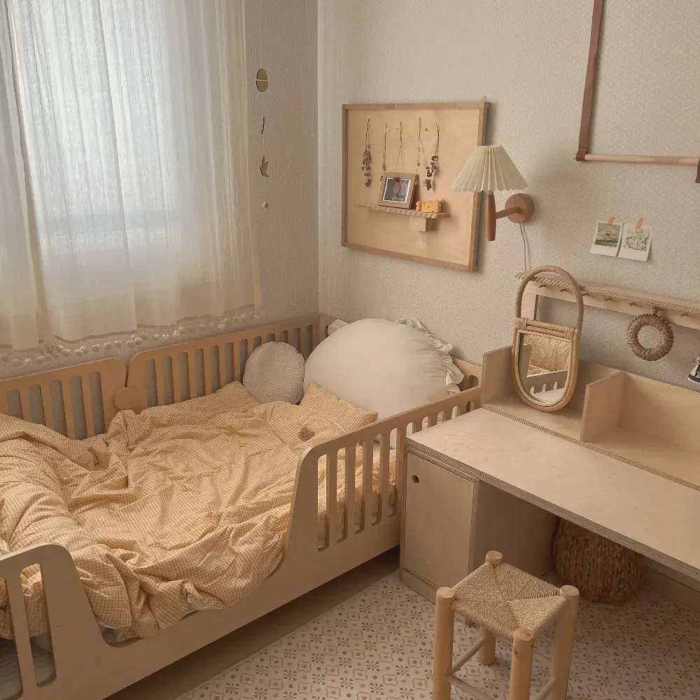 나예 침대 [쁘띠라뺑 - 로이 자작나무]