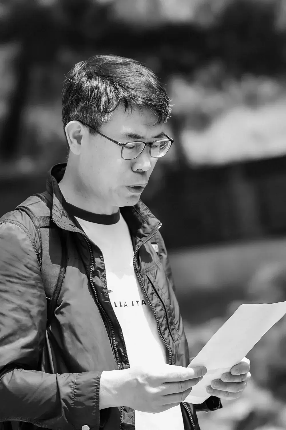 숲해설하는 모습