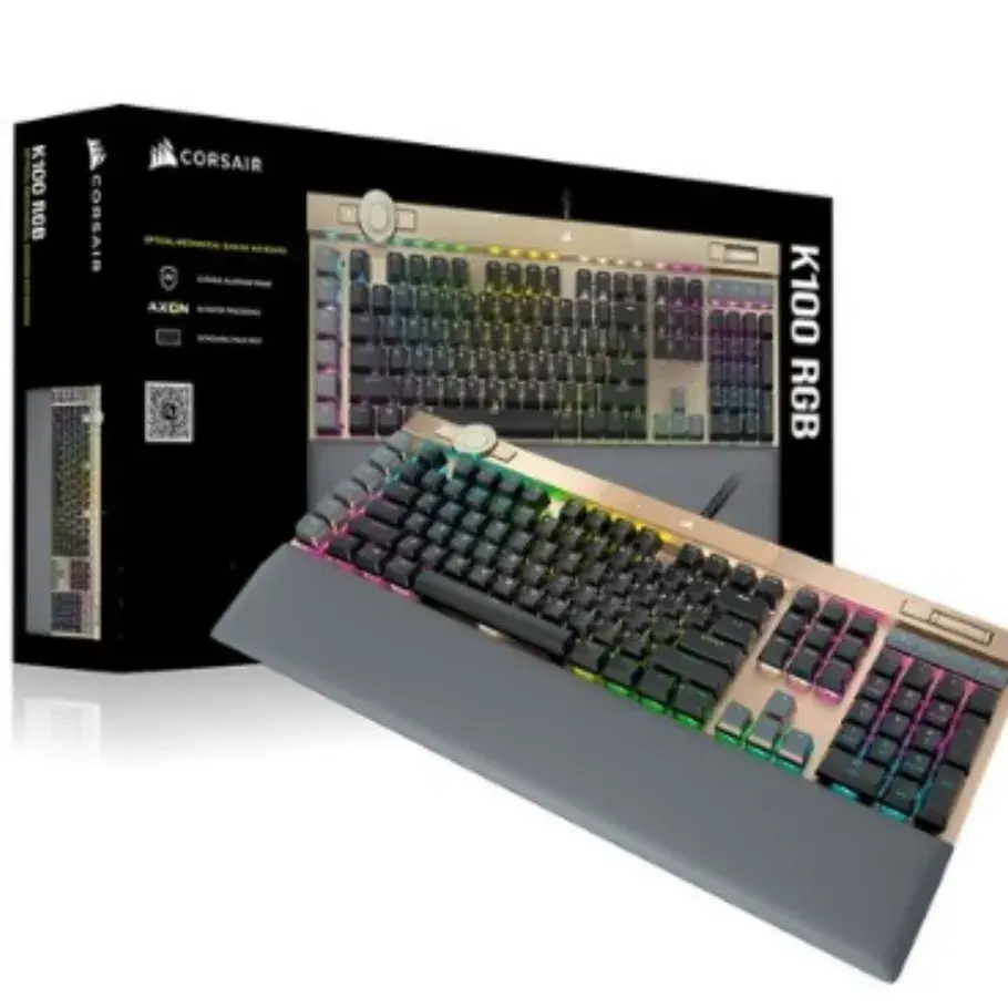 💖커세어 K100 미드나잇 골드 기계식 게이밍 키보드