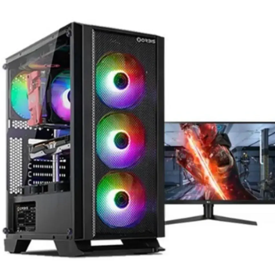 💖바른컴퓨터 게이밍 컴퓨터 풀세트 모니터포함 PC 롤 서든어택 배틀그라운드 피파