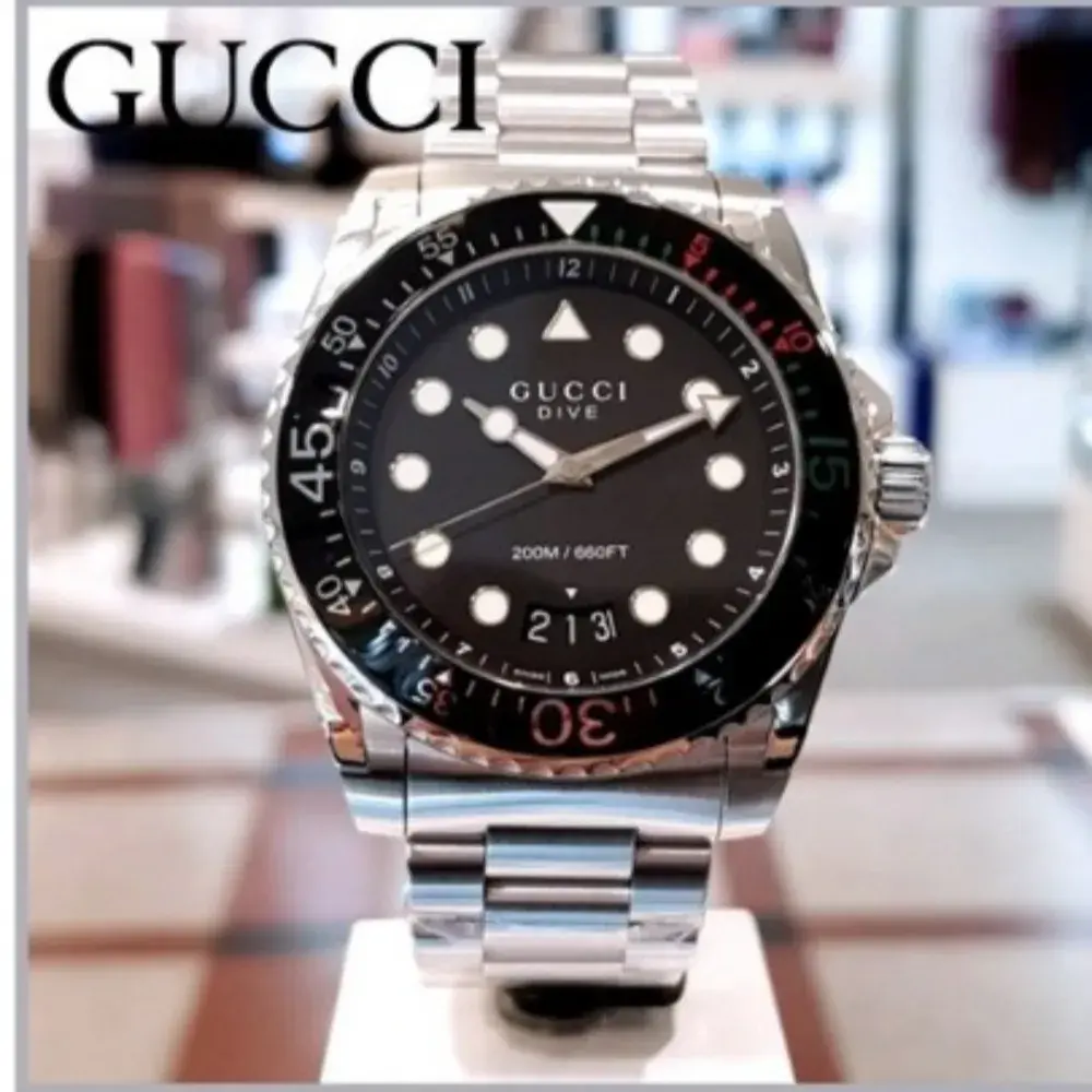 💕구찌 G-다이브 남성메탈시계 YA136208 - 백화점AS