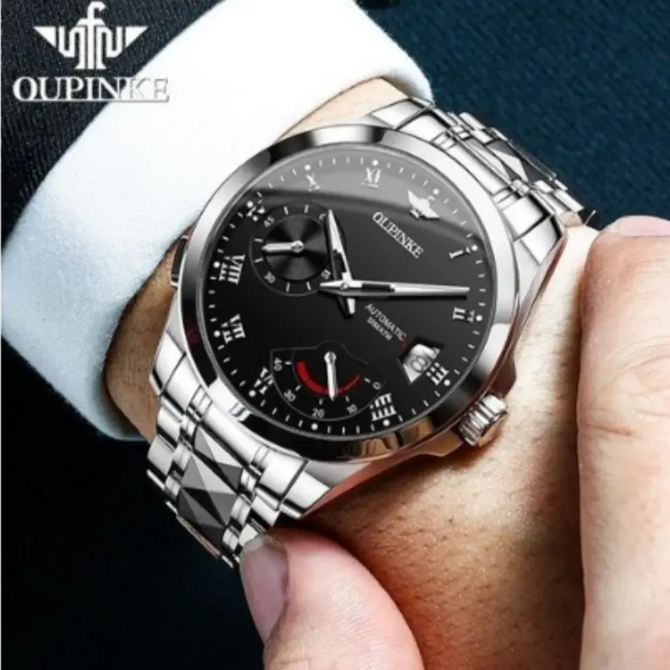 💕 OUPINKE  남자명품시계 오토매틱 기계식손목시계
