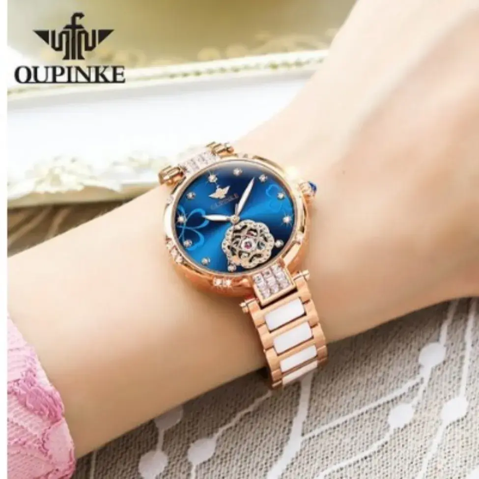 💕 WitchWatch  OUPINKE 여성 럭셔리 브랜드 시계