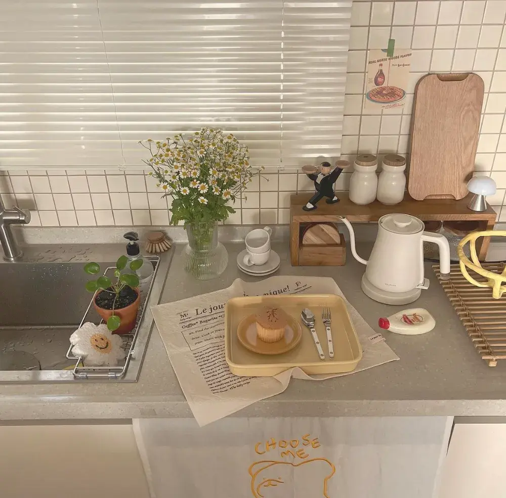 주방 창 블라인드 [창안애]