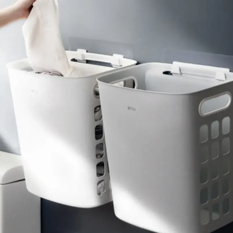 3년째 잘 쓰고 있는 벽걸이 세탁바구니