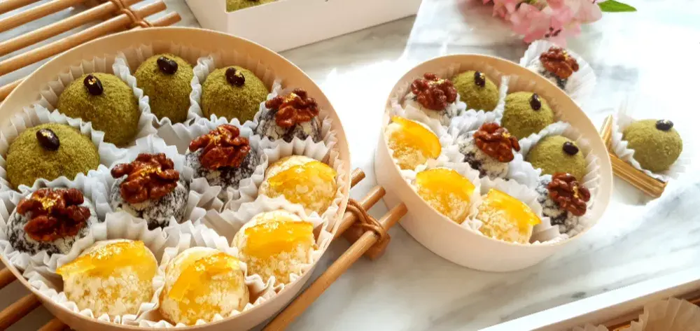 고급단자(유자,녹차,흑미)