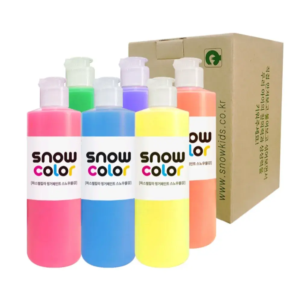 스노우물감 6색