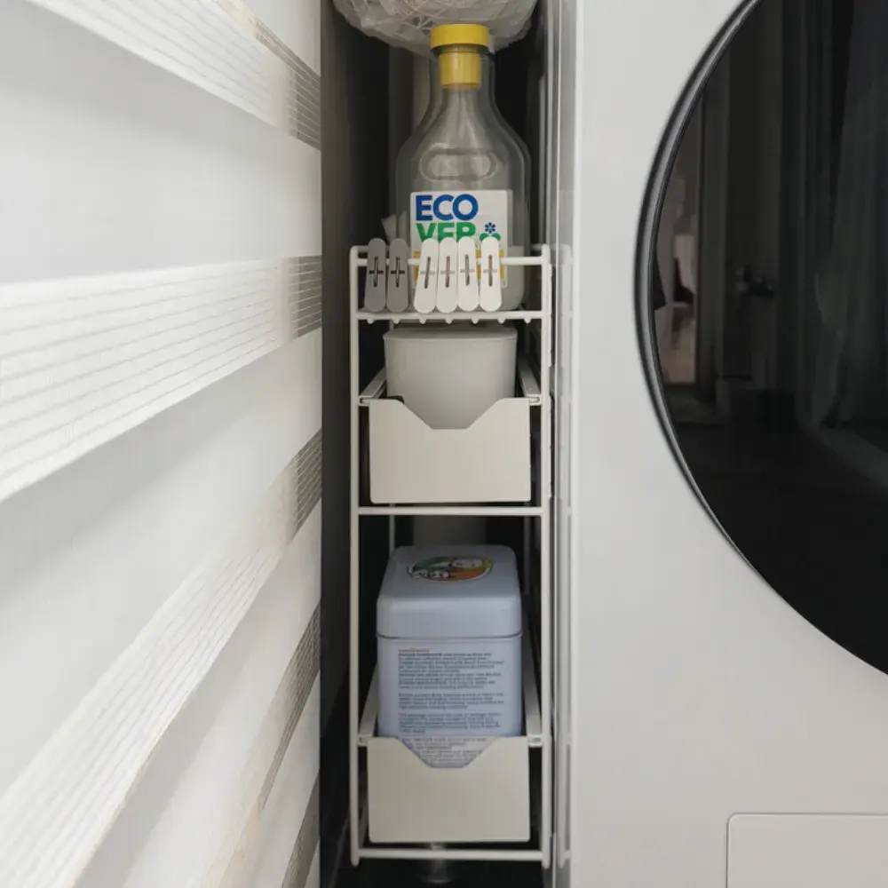 세탁기옆 자석 선반