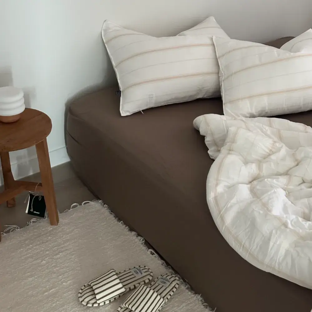 코튼벨 고밀도 순면  홑겹매트리스커버