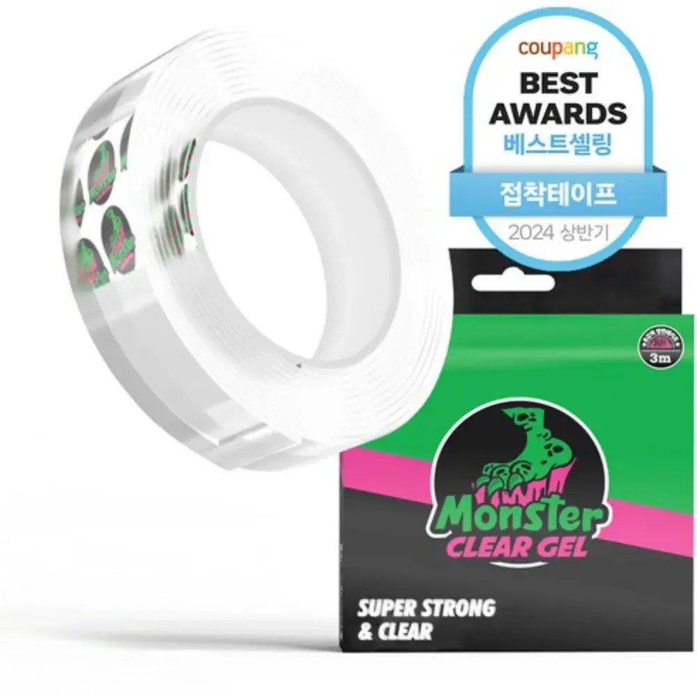몬스터 클리어 겔 양면테이프 3M