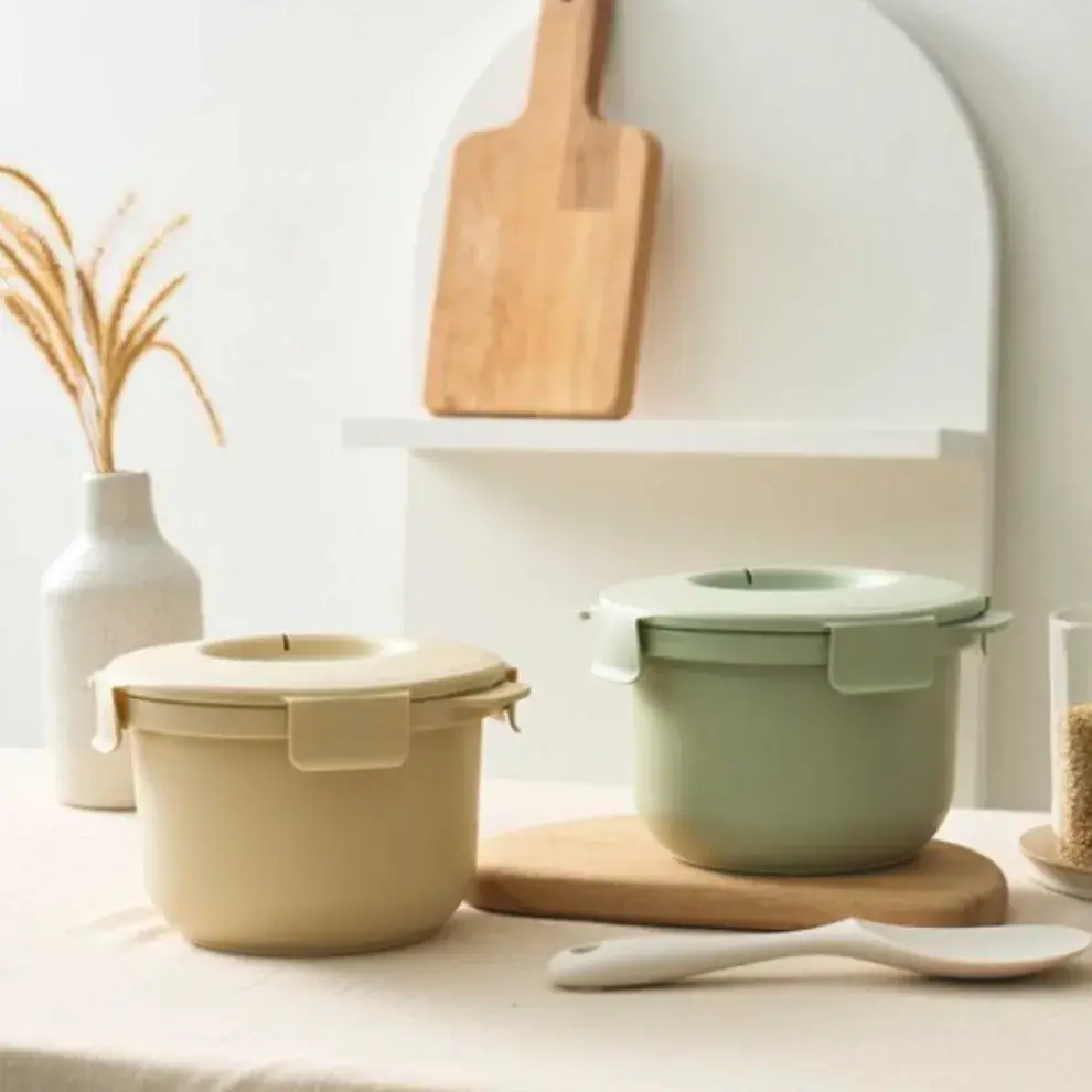 [칼로볼] 전자레인지용 저당밥솥 & 찜기