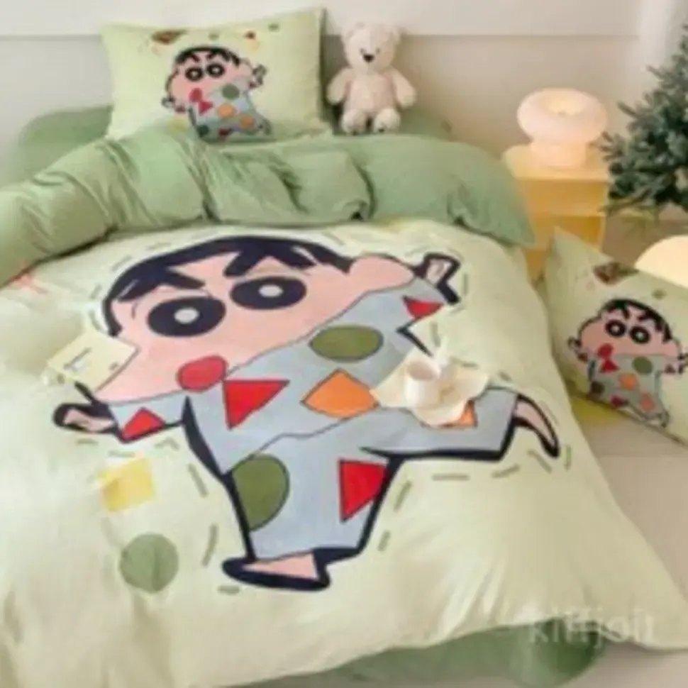 부들부들 느낌도 좋은 짱구 이불!