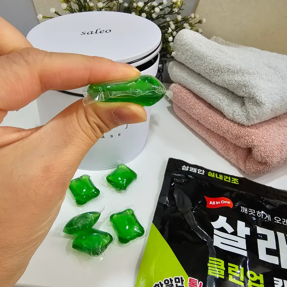🔸️살래오 캡슐세제🔸️8배나 강력한 세척력! 향기로움까지~