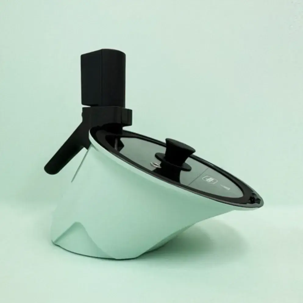 041. 롤팬 인덕션 뉴오리지널 자동 회전 냄비(민트색)