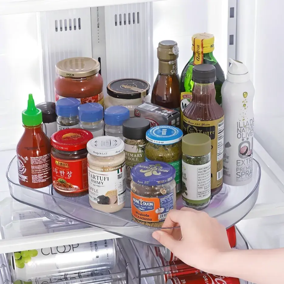 냉장고 회전 정리트레이