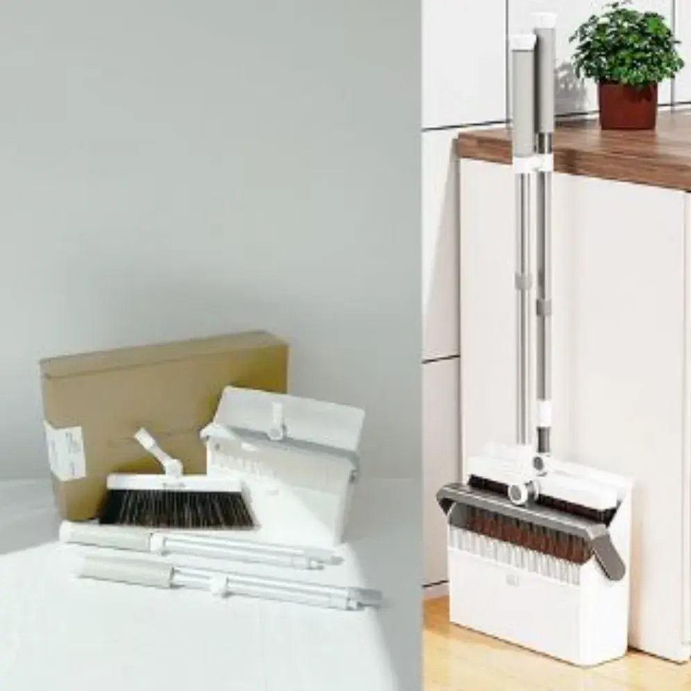 올회전 빗자루 쓰레받이 세트