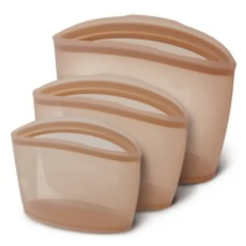 퍼기 3중 밀폐 실리콘 지퍼백 3종 세트