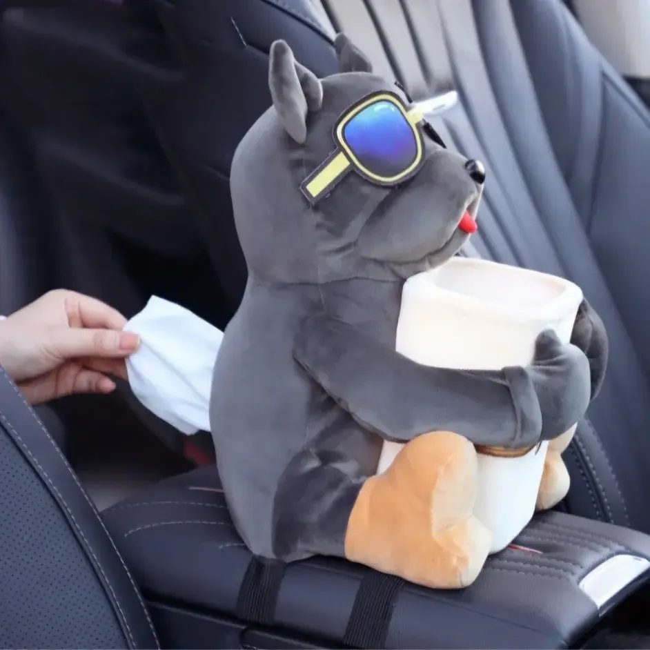 027. 차량용 다용도 티슈케이스 휴지통