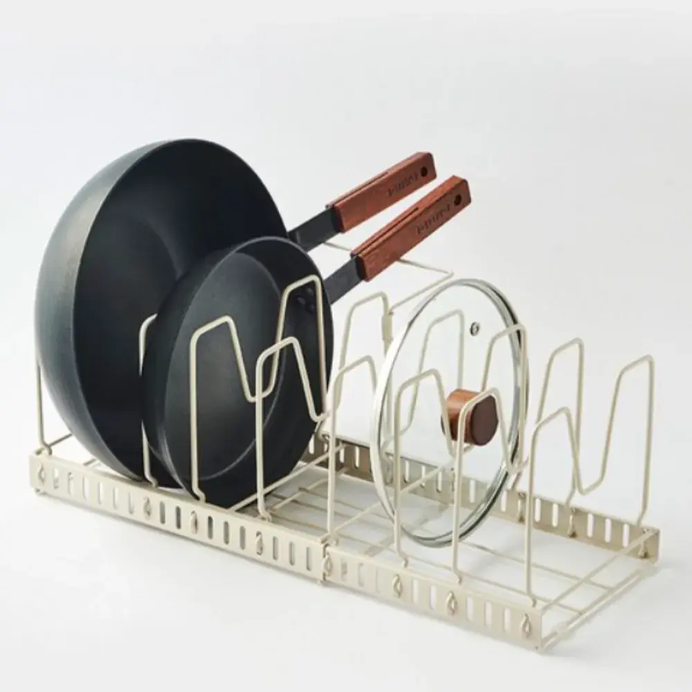 후라이팬 확장형 정리대 - 마음대로 공간에 맞춰 사용가능!