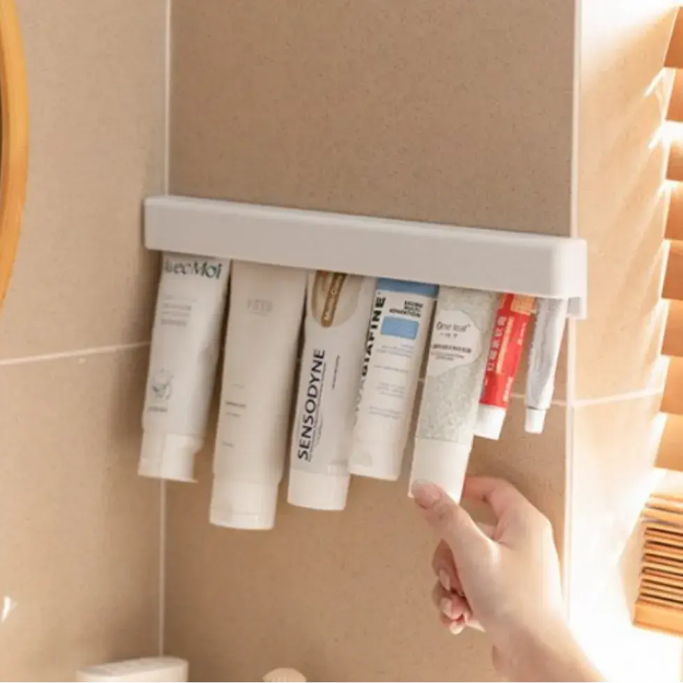 일자형 공중부약 치약걸이