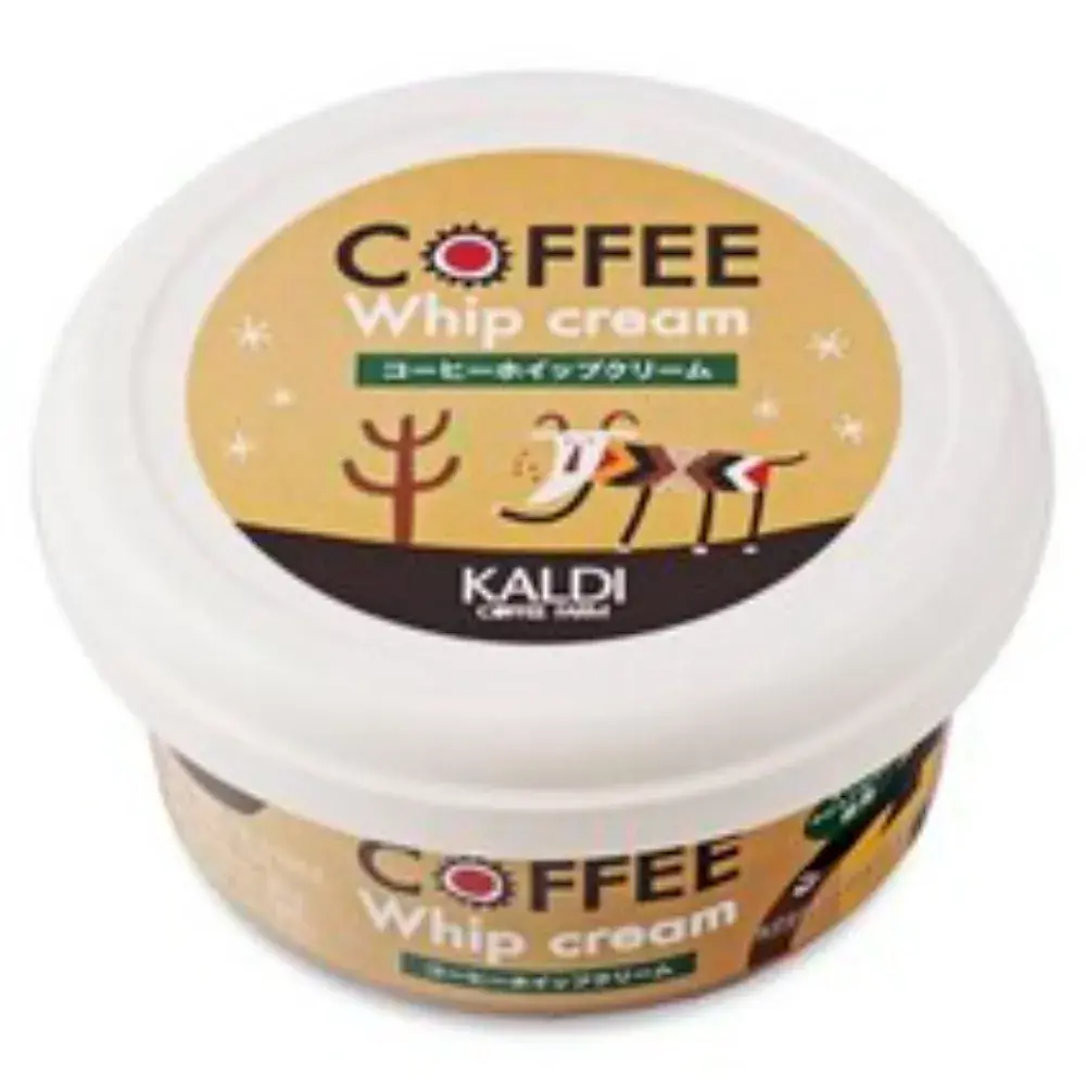 [빵야빵야's 일본직구 추천] KALDI 빵에 발라 먹는 커피맛 휘핑 크림