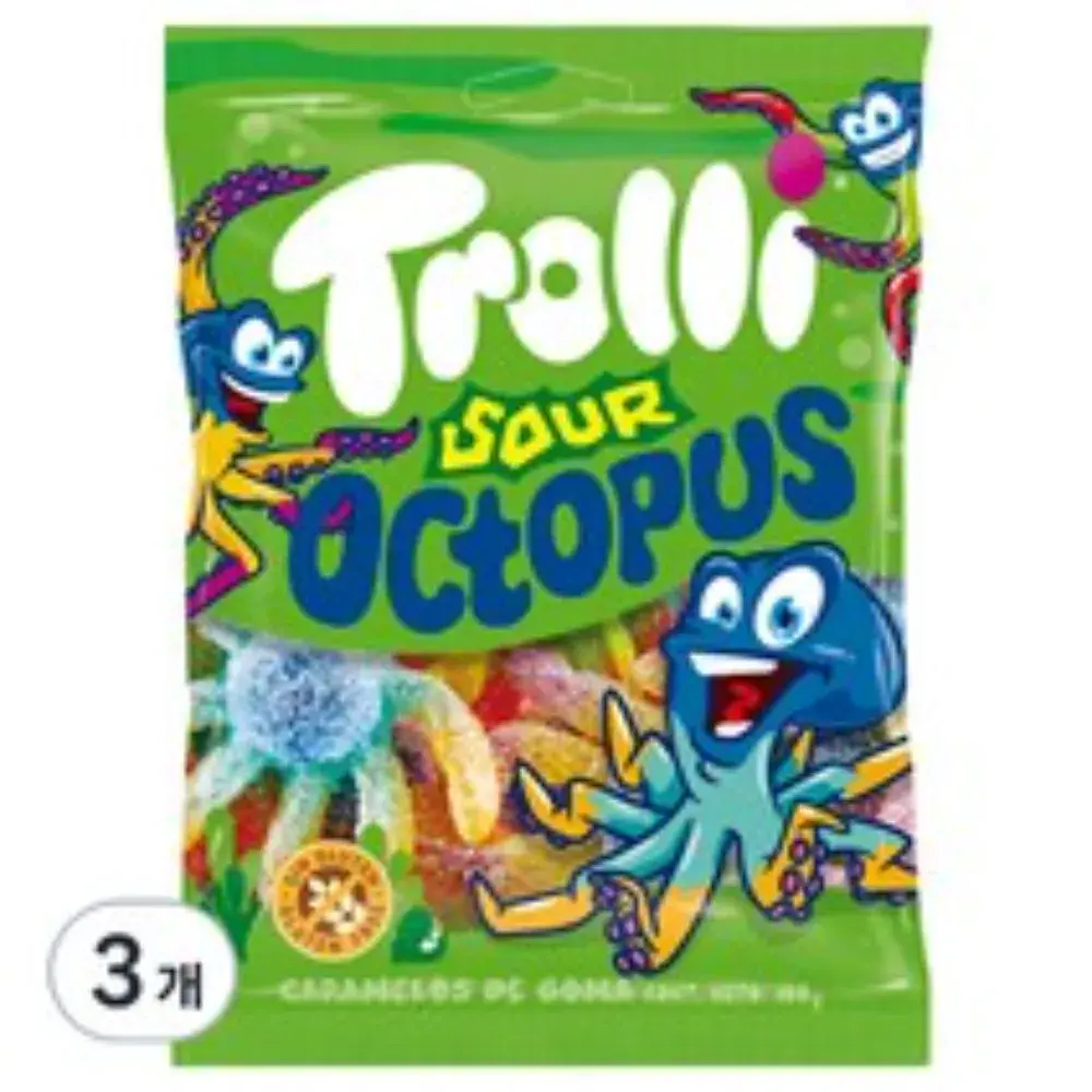 [빵야빵야's 추천] 트롤리 사우어 옥토퍼스 젤리