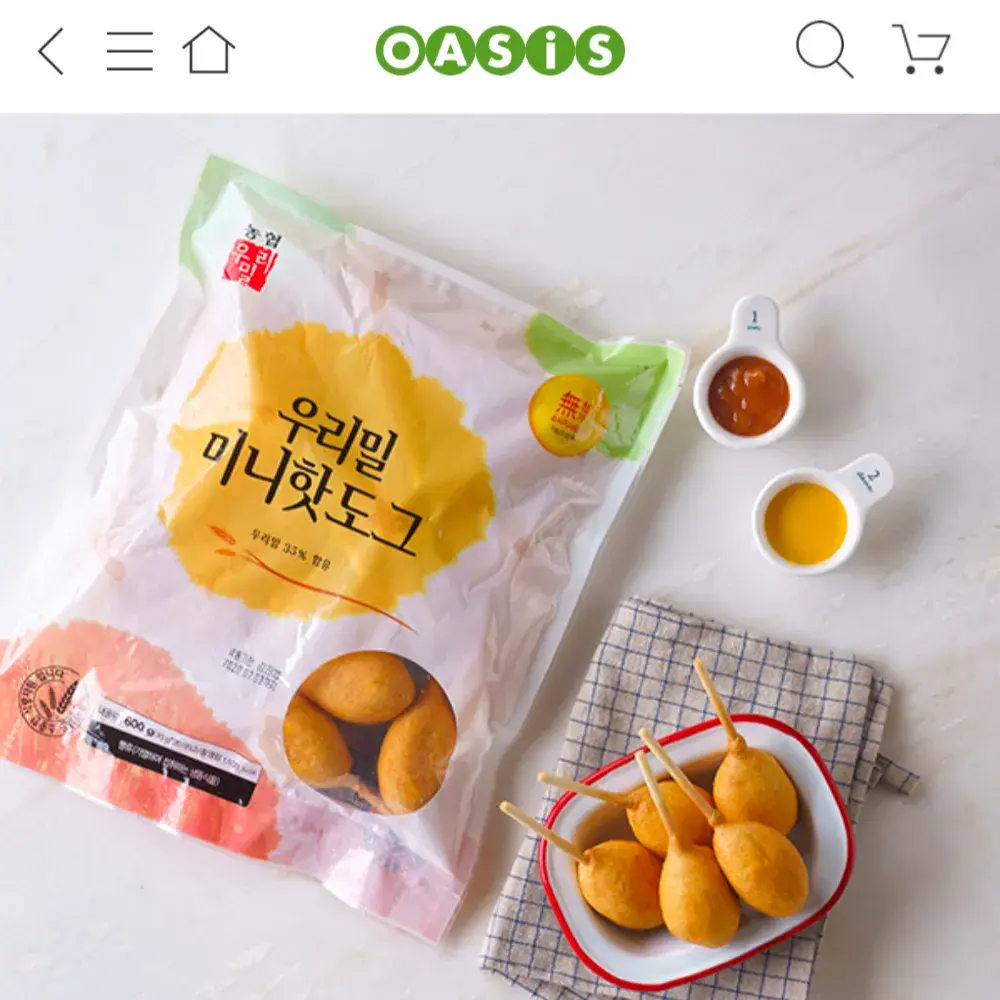 [오아시스] 우리밀 핫도그