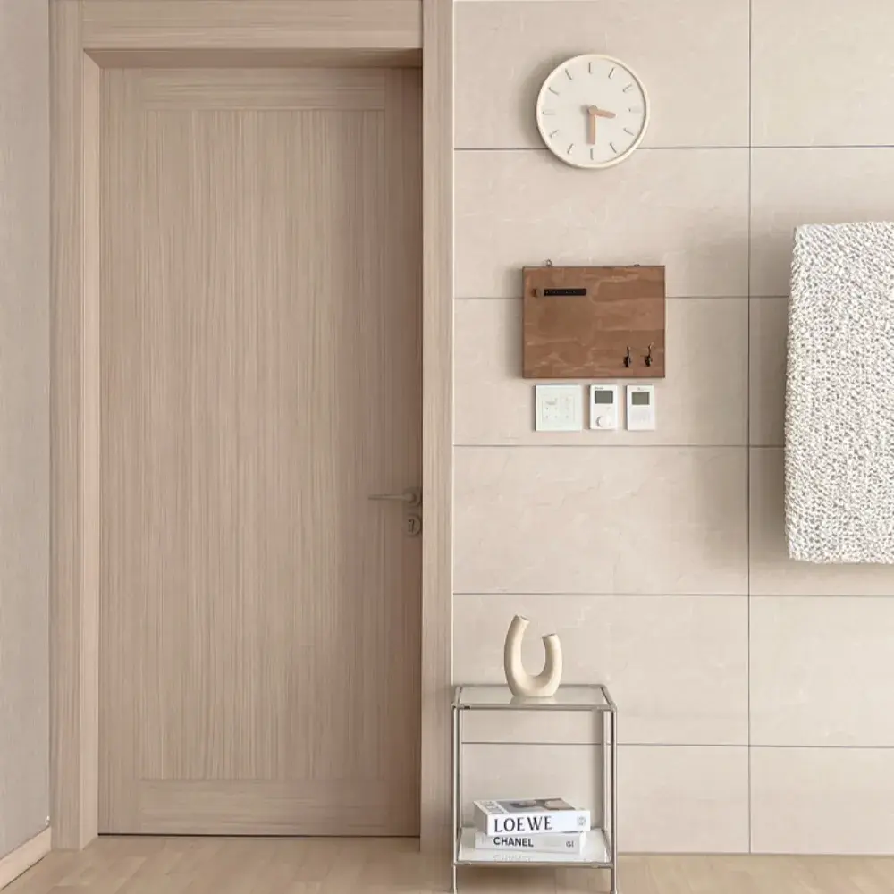 무소음원목벽시계