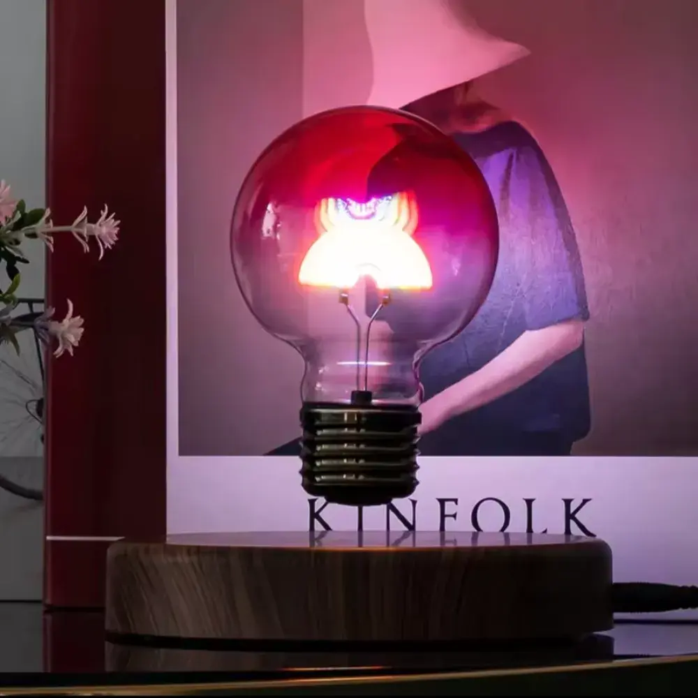 057. 공주에 뜨는 자기부상 전구조명