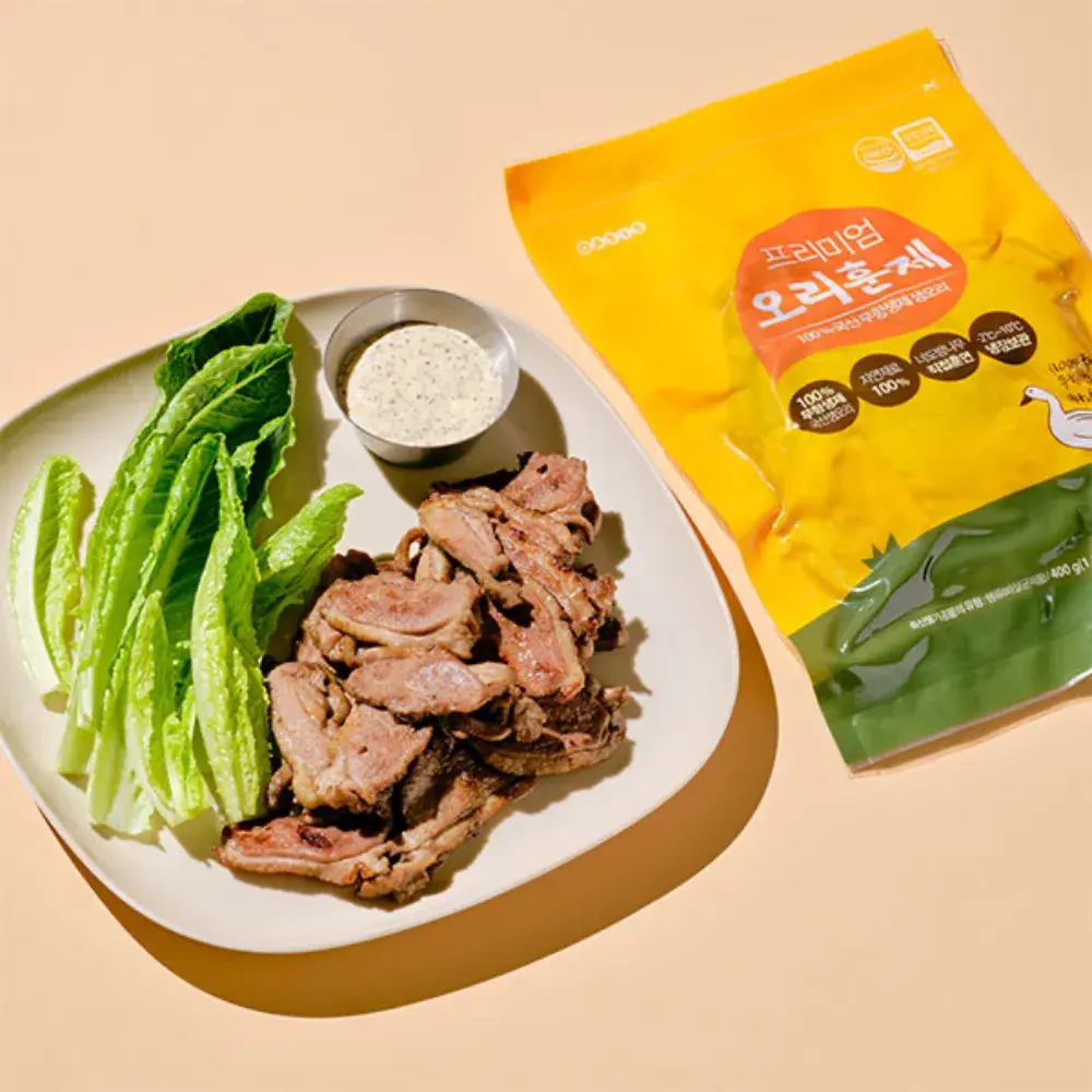 무항생제 자연공법 훈제오리(400g)