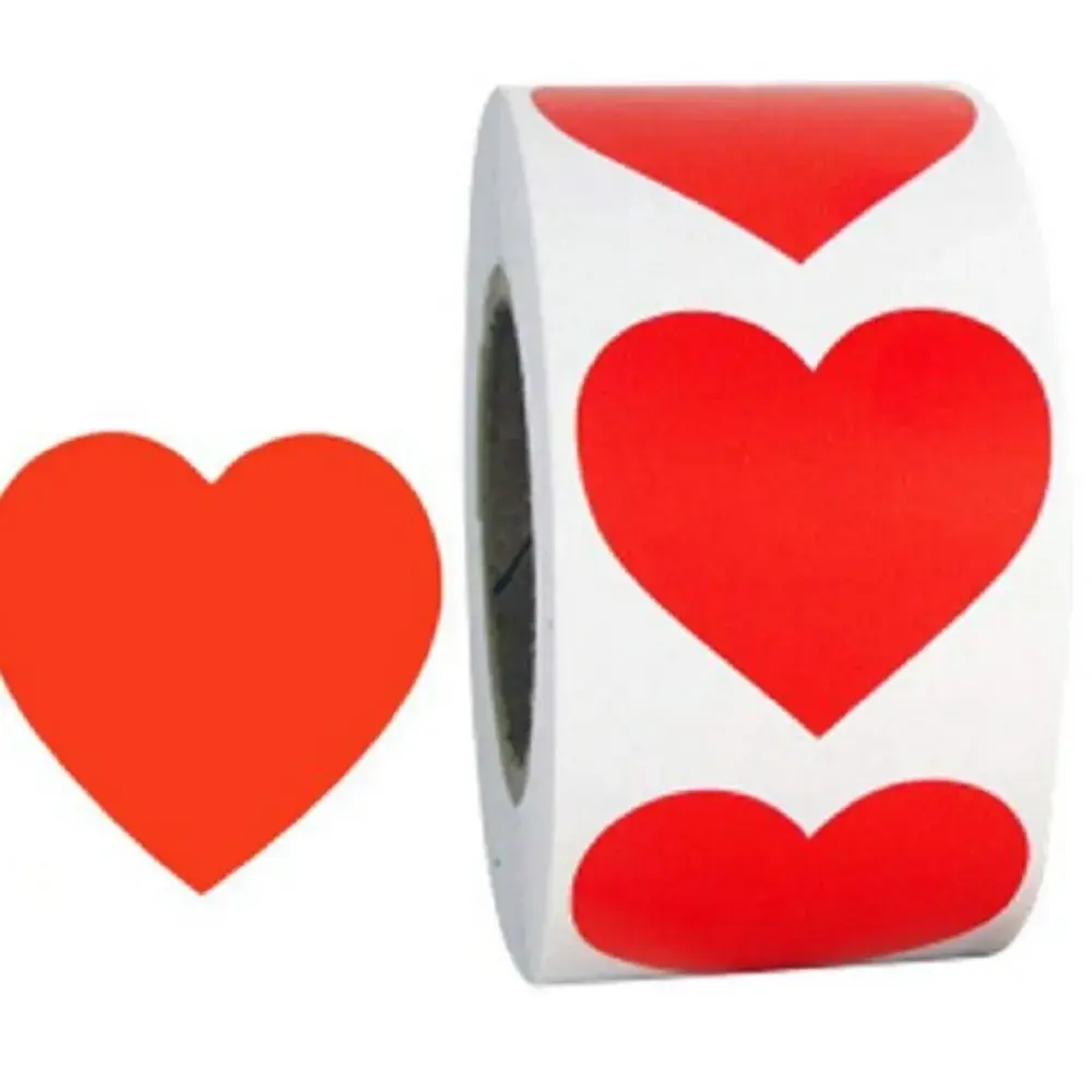 재물운 하트스티커