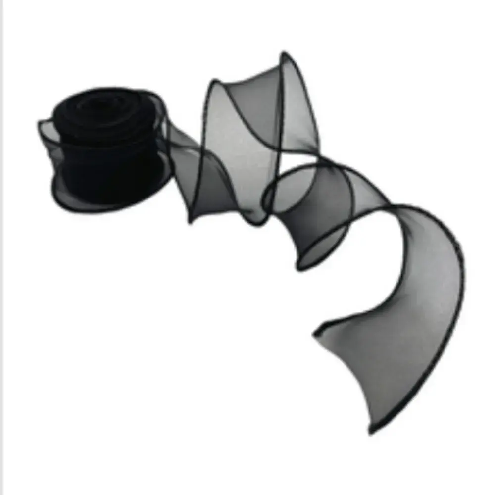 크리스마스 문 꾸미기는 오간디 원단