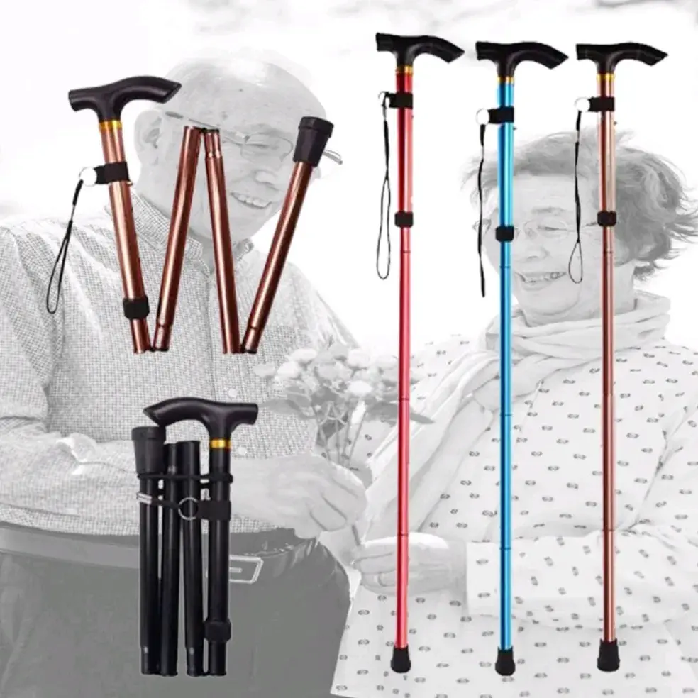 062. 초경량 튼튼한 미끄럼방지 접이식 지팡이
