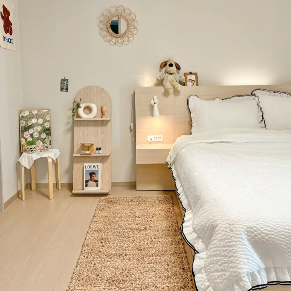 라탄 수초 러그 여름 카페트