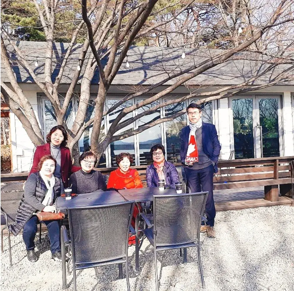 2019년 로스가든(노주현 카페)에서 농주모