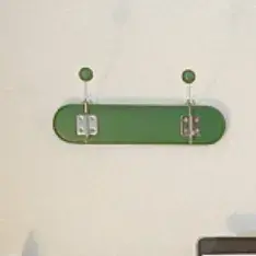 빈티지 우드 코트랙 2구