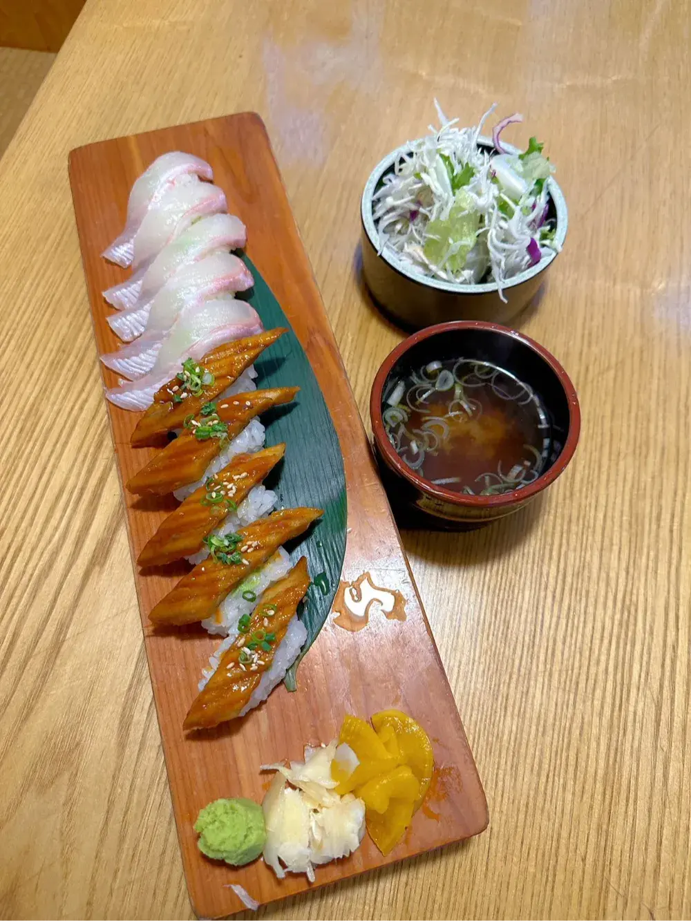 광어+장어초밥 10pcs