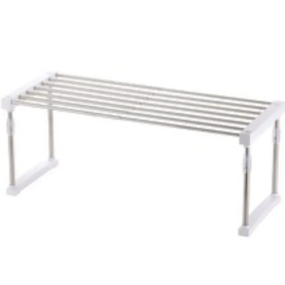 폭조절 스텐주방선반 1단 높이조절