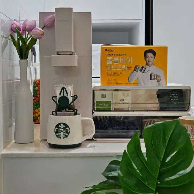 쿠쿠 스팀100 바리스타 커피정수기