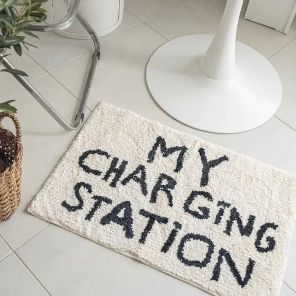 본디자인랩 발매트 레터링러그