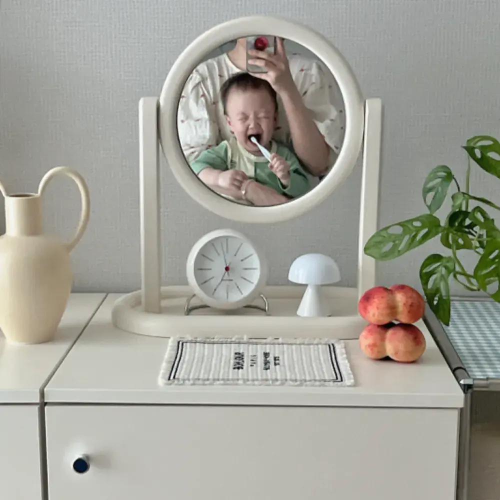 드엘리사_스탠딩 탁상형 회전 거울