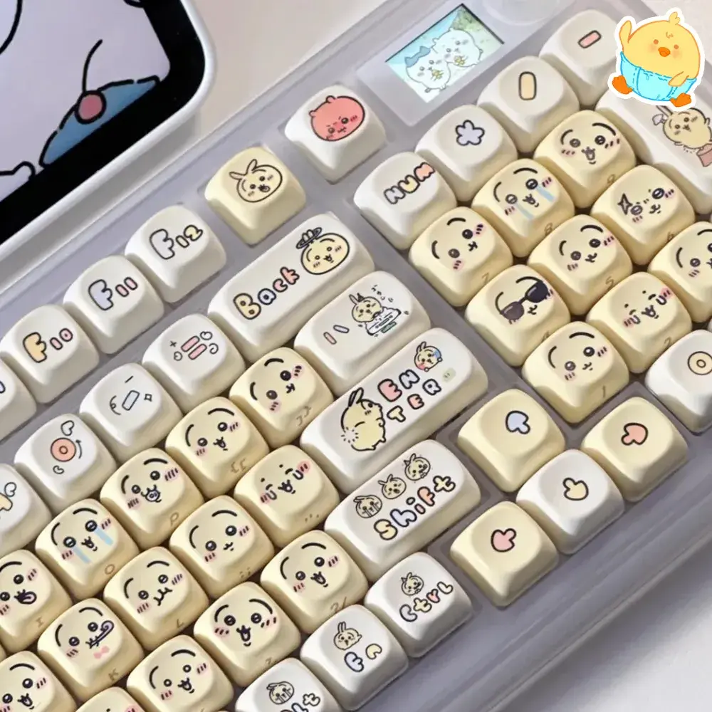 💛먼작귀키캡💛