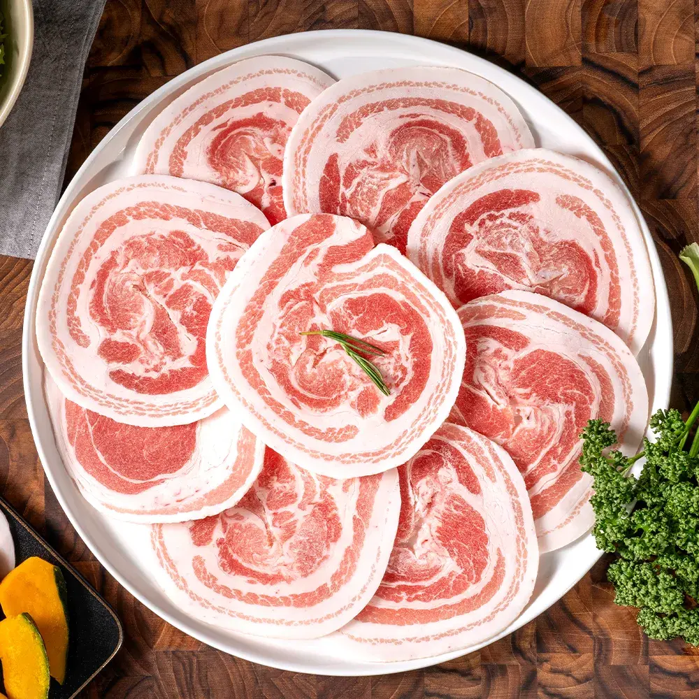 서초갈비 1/5 가격에 먹을 수 있습니다. 꽃삼겹살 500g